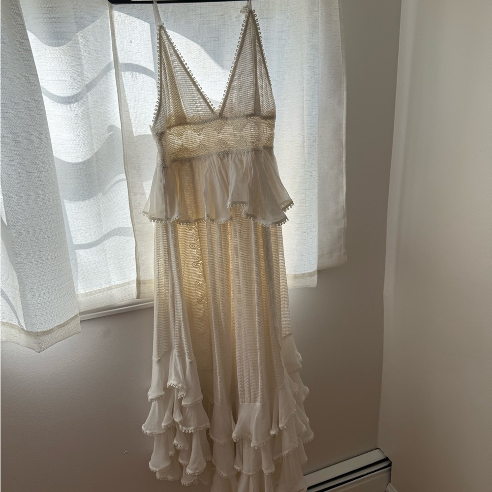 Rococo Sand Cream Layered Dress NWT